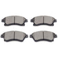 Geekstop Ceramic Rear Brake Pads Kit 2003-2007 Jeep Liberty, 2003-2006 Jeep Wrangler - 4pcs