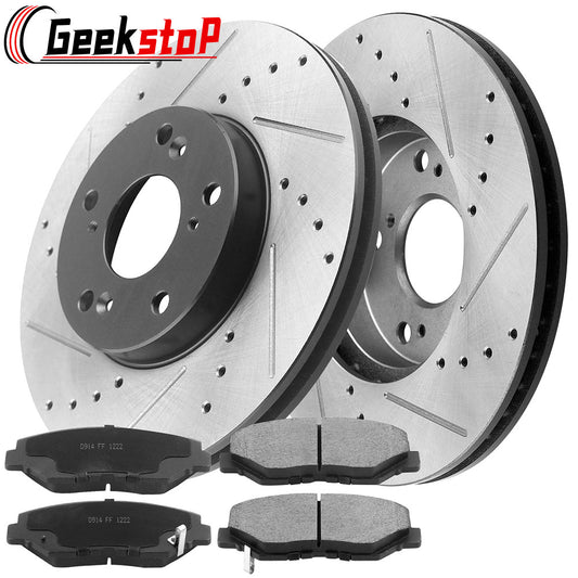 Honda Accord Civic Element CR-V ILX Front Brake Rotors Brake Pad