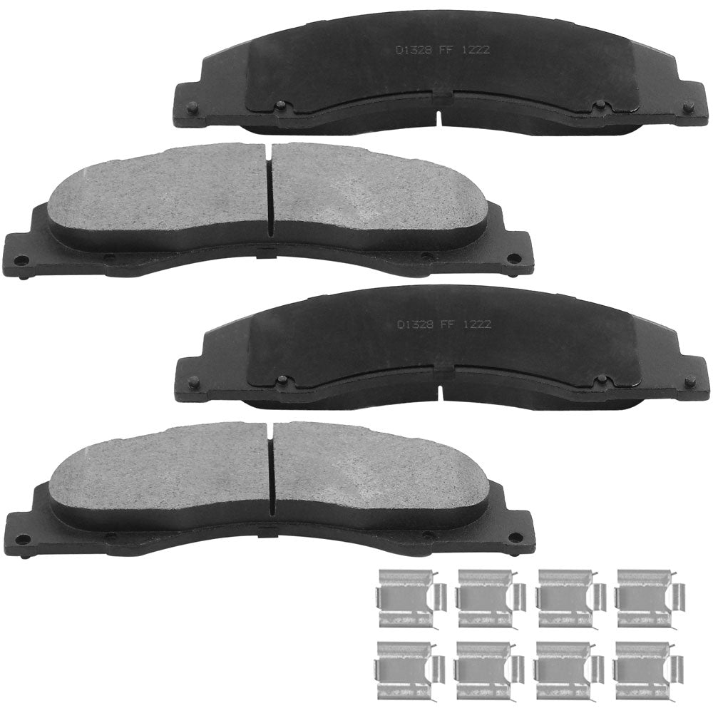 Ford E-150 E-250 E-350 E-450 Front Ceramic Brake Pads