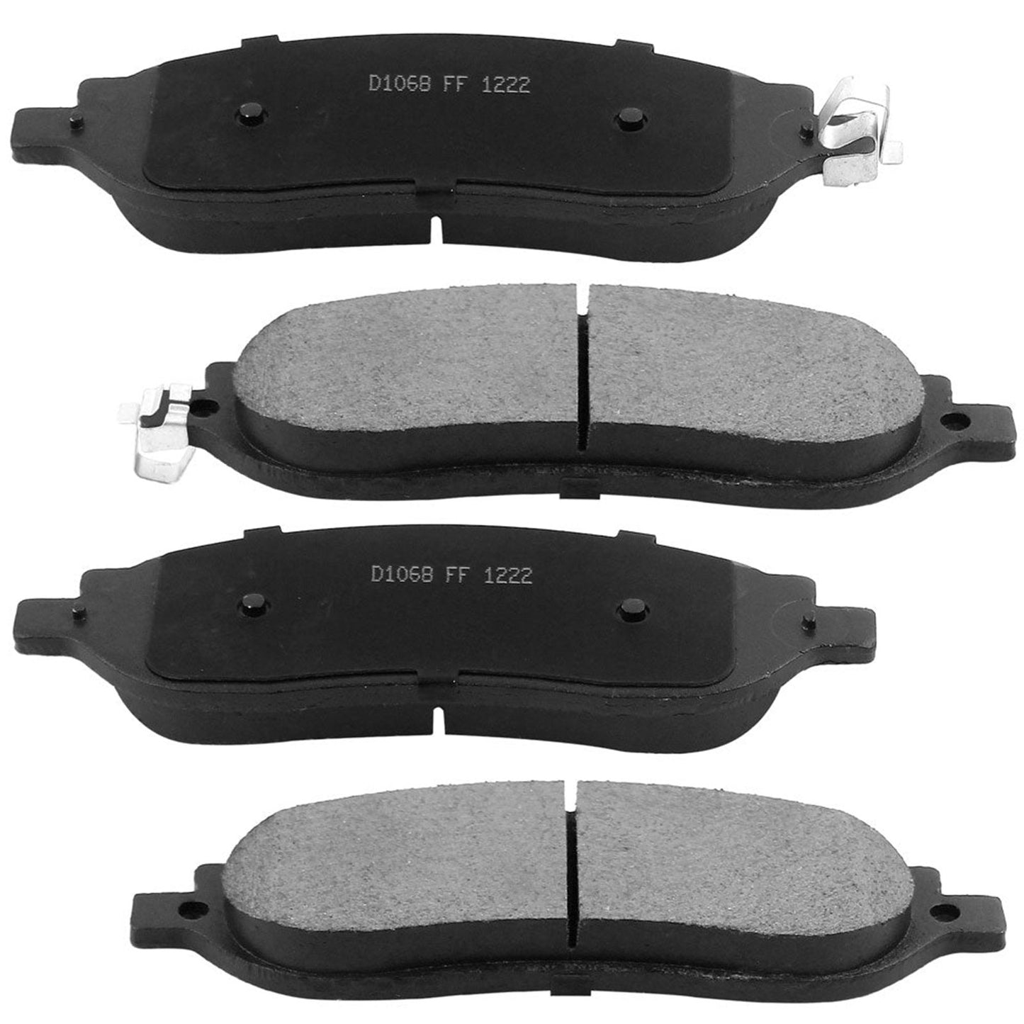 Ford F-250 F-350 Super Duty Rear Ceramic Brake Pads Hardware