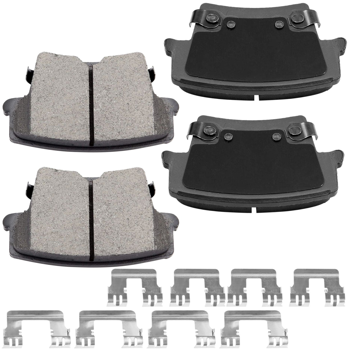 Dodge Charger Challenger Magnum 300 V6 RWD Rear Ceramic Brake Pads Hardware