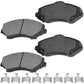Ford Explorer Flex Taurus MKS MKT Hardware D1611 Front Ceramic Brake Pads