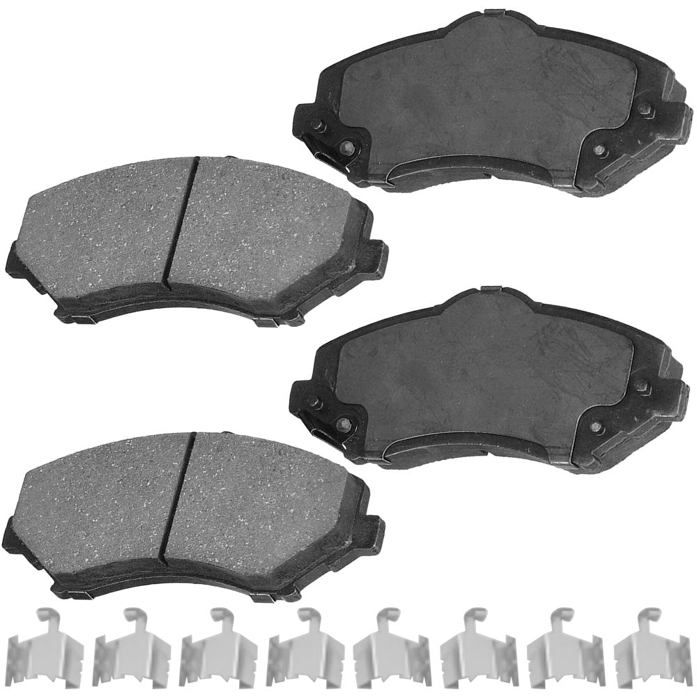 Ford Explorer Flex Taurus MKS MKT Hardware D1611 Front Ceramic Brake Pads