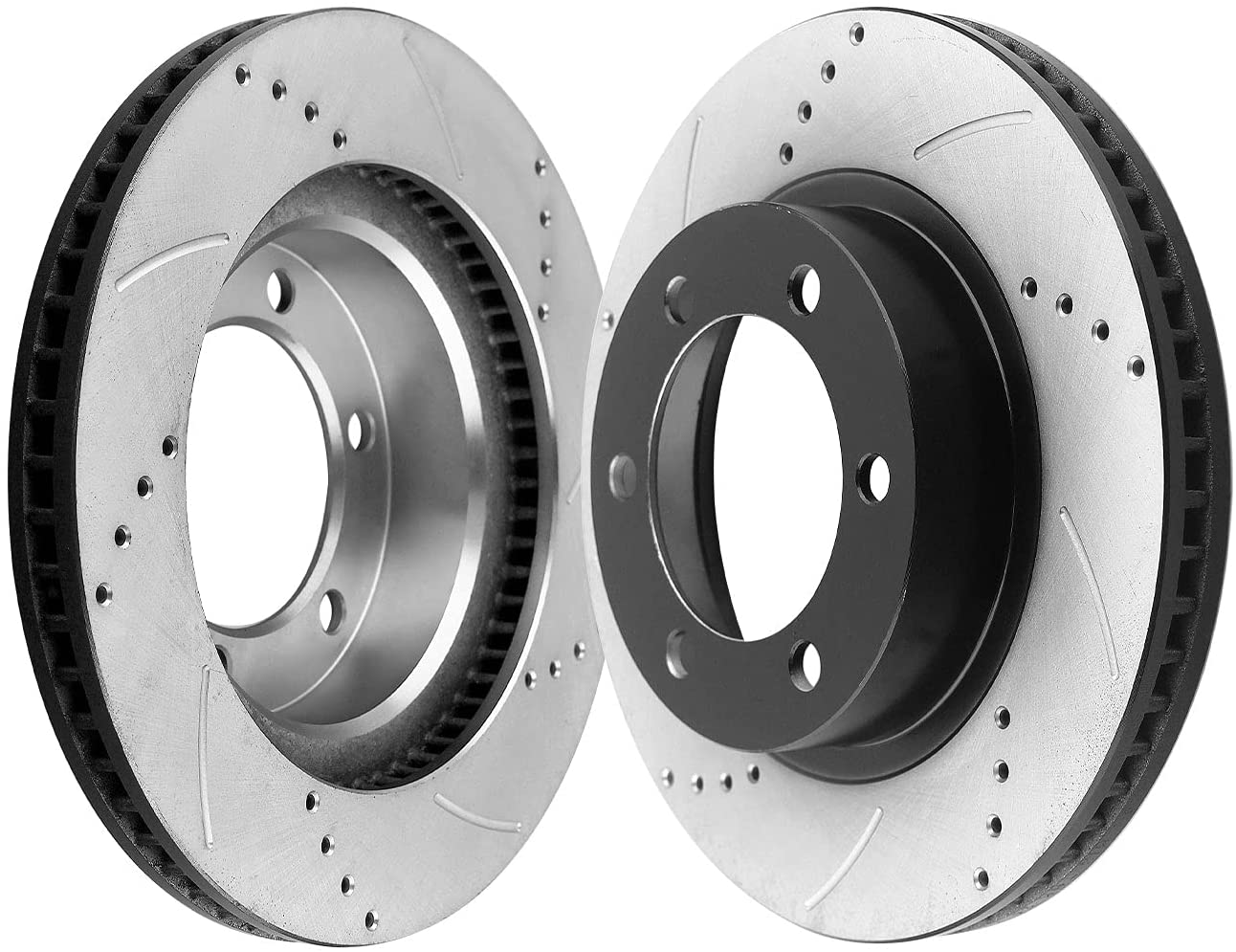 Toyota Tacoma FJ Cruiser 319MM Front Brake Rotors Ceramic Pads