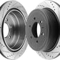 Ford F-150 Lincoln Mark LT E-coating Drilled Slotted Rear Brake Rotors