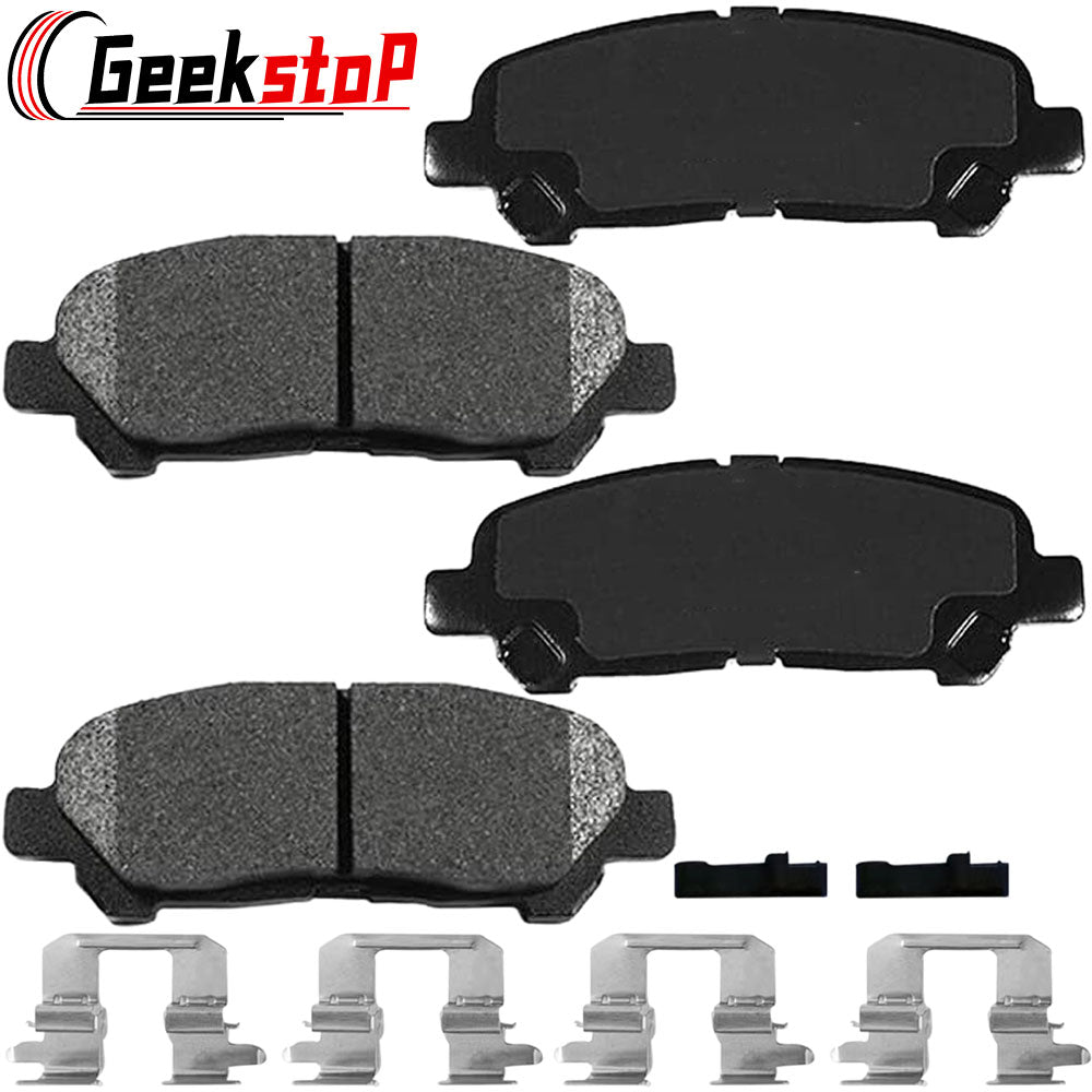 Toyota Highlander REAR Ceramic Brake Pads Hardware