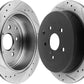 Toyota Highlander Sienna Lexus Rear Brake solid Rotors pads