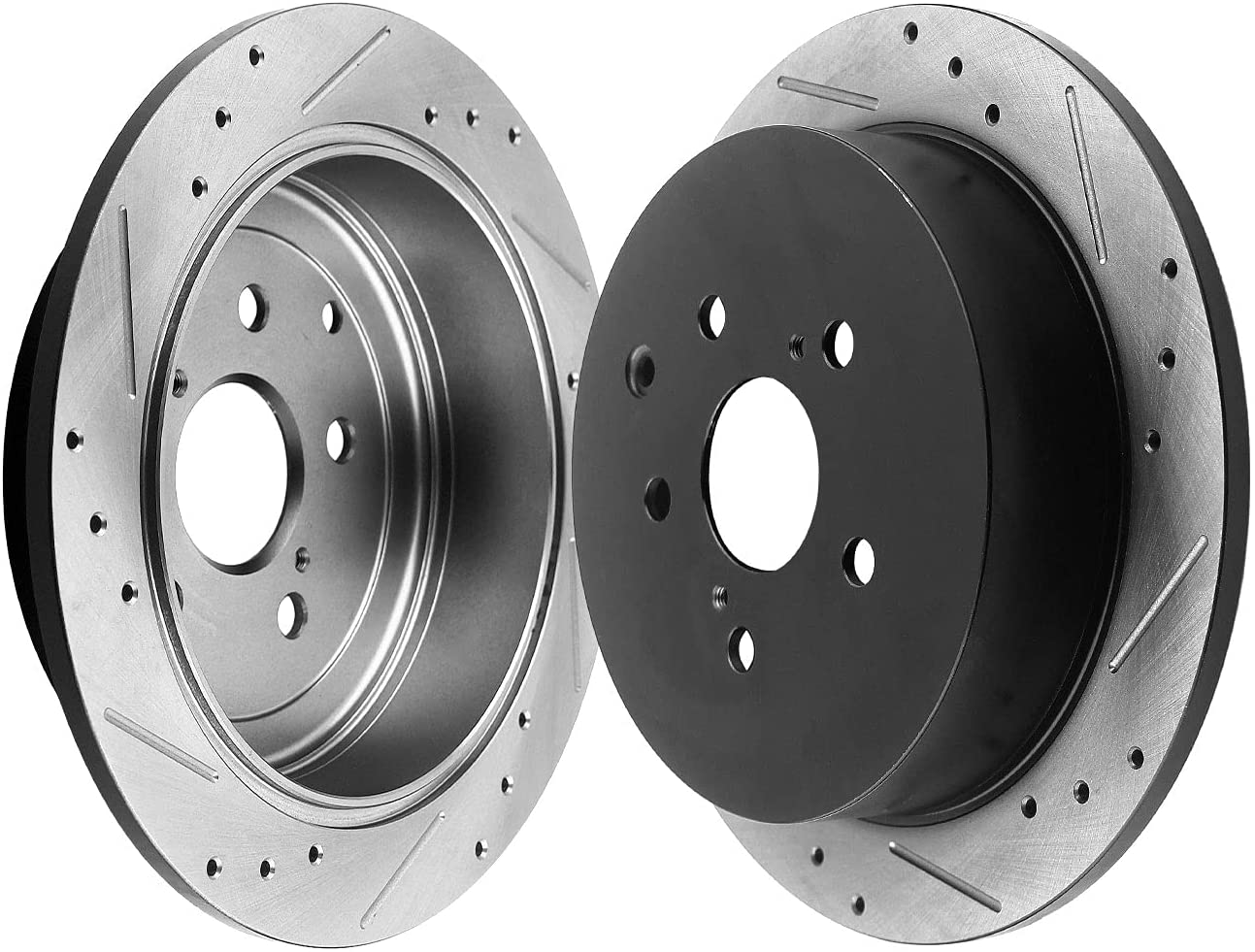 Toyota Highlander Sienna Lexus Rear Brake solid Rotors pads