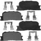 Lexus ES300 2002-2003 ES330 2004-2006 Rear Ceramic Brake Pads 4pcs