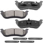 Explorer Mountaineer Rear Ceramic Brake Pads Hardware