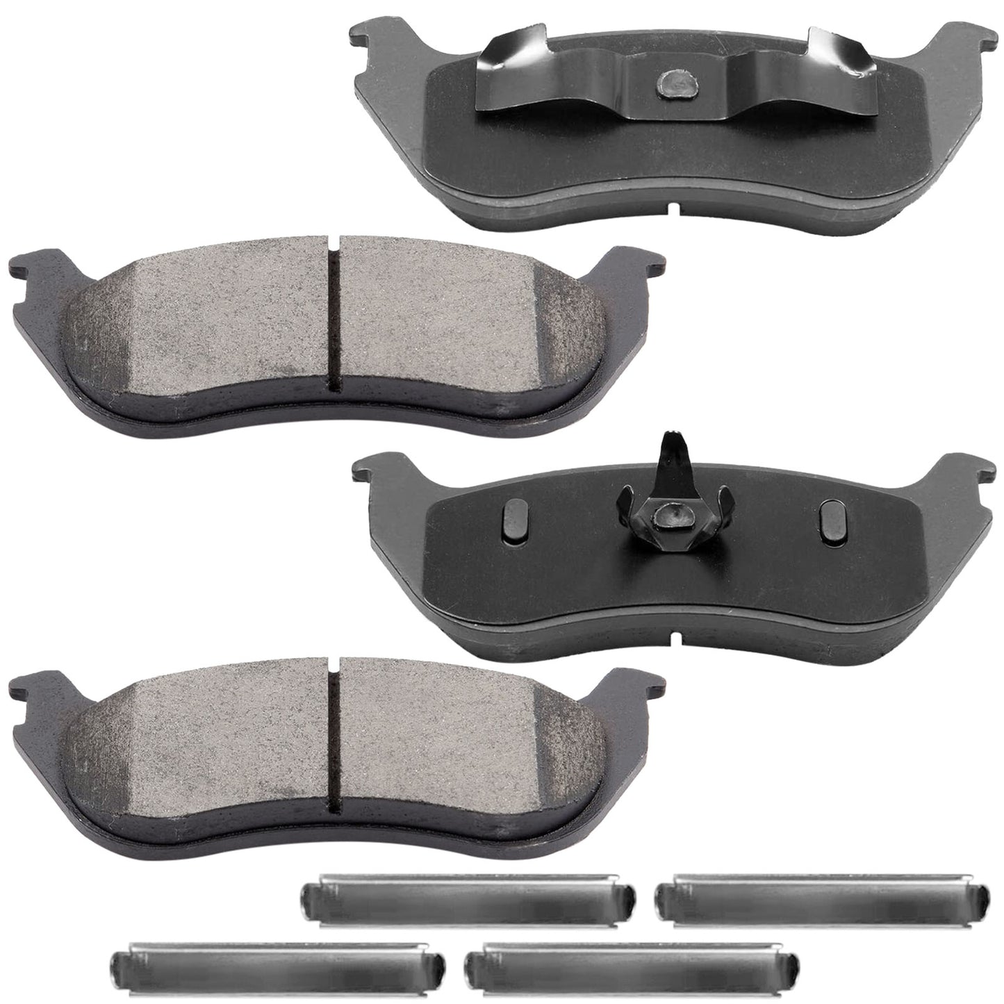 Explorer Mountaineer Rear Ceramic Brake Pads Hardware
