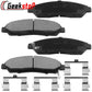 Geekstop Ceramic Front Brake Pads Kit 2007-2013 Acura MDX, 2010-2013 Acura ZDX, 2009-2015 Honda Polit, 2014-2020 Acura RLX - 4pcs- All Clips &  Included