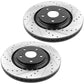 Toyota Highlander Sienna Front Drilled Rotors Brake Pads