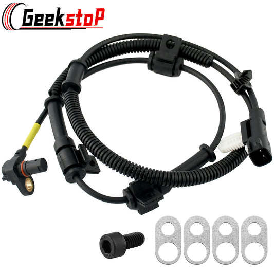 Geekstop Front ABS Sensor 2011-2015 Ford F-250 Super Duty, 2011-2017 Ford F-350 Super Duty - 4WD/ 4x4 DRW Models,w/ Dual Rear Wheels)