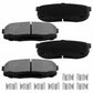 Chevrolet Cruze  Chevy Sonic Front Ceramic Brake Pads