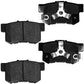 Acura RDX Honda CR-V Rear Brake Rotors Ceramic Pads Drill Slot