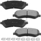 Liberty Town Country Dodge Grand Caravan Front Ceramic Brake Pads Hardware