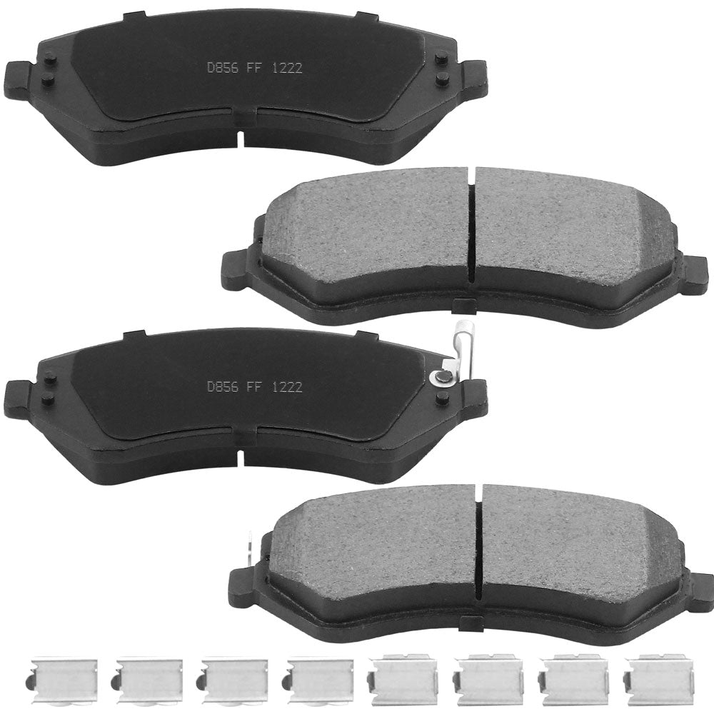 Liberty Town Country Dodge Grand Caravan Front Ceramic Brake Pads Hardware