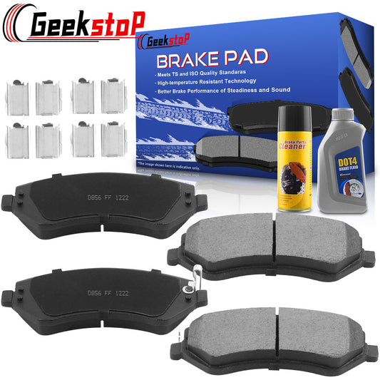 Liberty Town Country Dodge Grand Caravan Front Ceramic Brake Pads Hardware