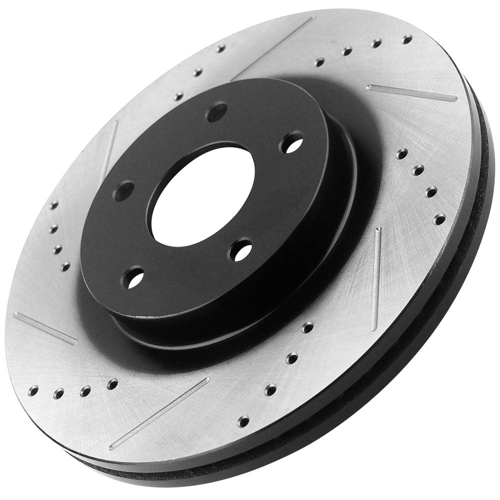 Honda CR-Z Civic DX LX EX Front Drilled Brake Rotors