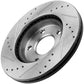 Nissan Sentra Front Drilled Slotted Brake Rotors