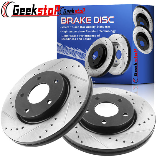 Nissan Sentra Front Drilled Slotted Brake Rotors