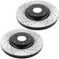 Nissan Pathfinder Murano Front Drilled Slotted Brake Rotor