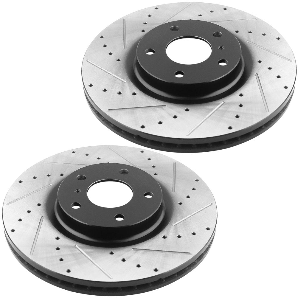 Nissan Pathfinder Murano Front Drilled Slotted Brake Rotor
