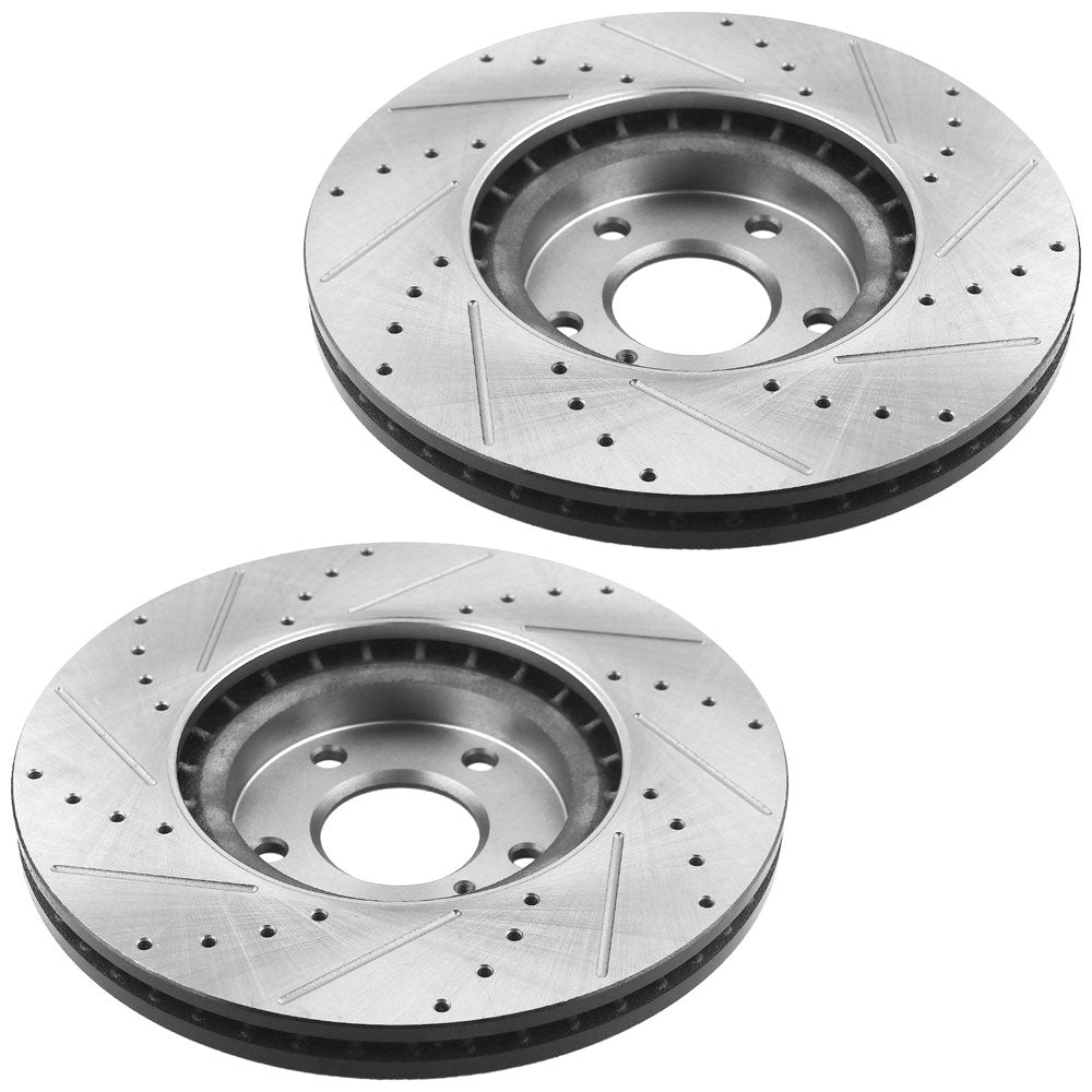 Nissan Pathfinder Murano Front Drilled Slotted Brake Rotor