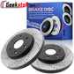 Toyota 4Runner Tacoma Front Drilled Slot Brake Rotors