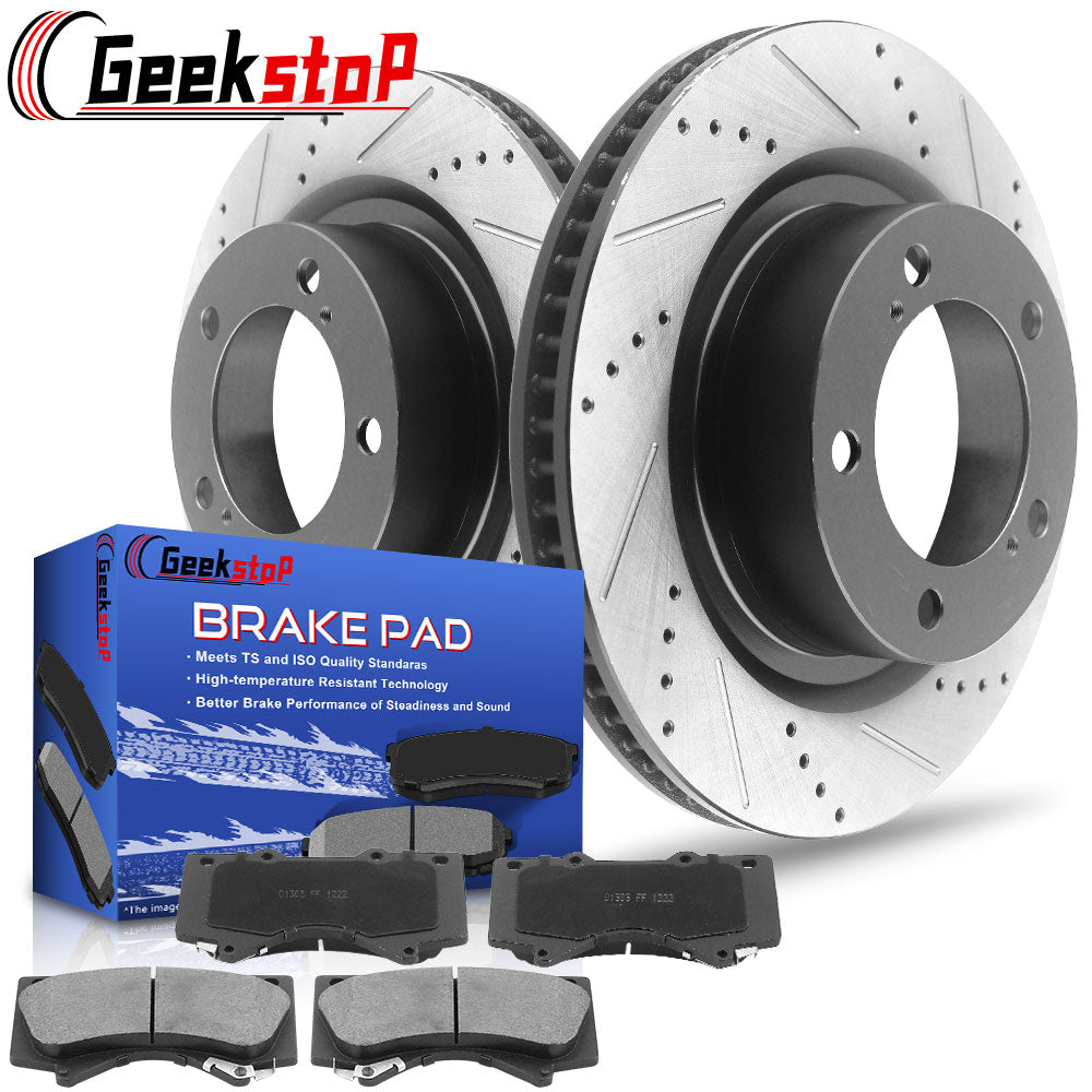 Toyota Sequoia Tundra Land Cruiser Front Brake Rotors Brake Pads
