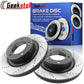 Toyota Tundra Sequoia Land Cruiser Lexus LX570 Front Drilled Brake Rotors