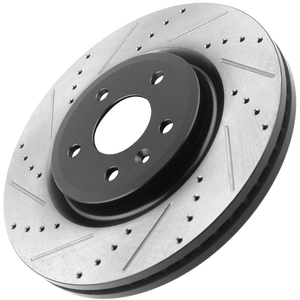 Ford Explorer Flex Taurus Front Drilled Disc Brake Rotors