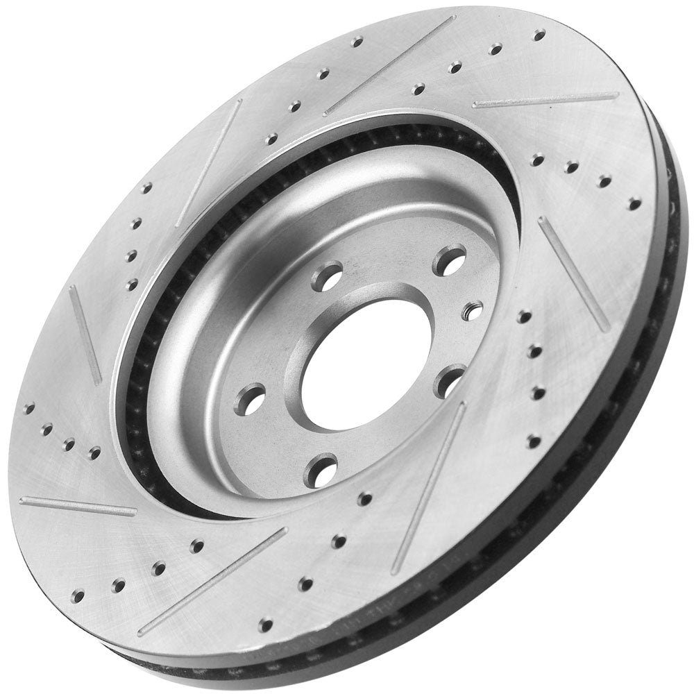 Ford Explorer Flex Taurus Front Drilled Disc Brake Rotors