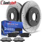 Chevrolet Cobalt Pontiac G5 Saturn Ion 4 LUGS Front Disc Rotors Brake Pads