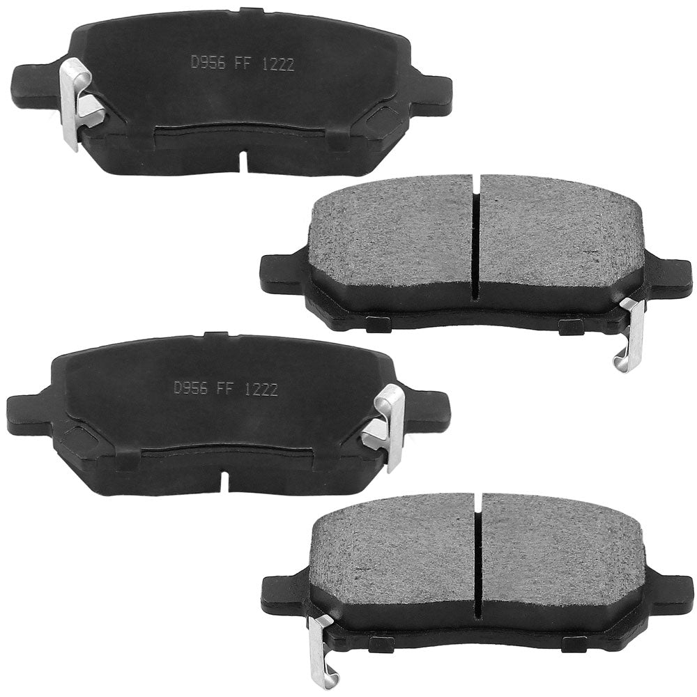 Chevrolet Cobalt Pontiac G5 Saturn Ion 4 LUGS Front Disc Rotors Brake Pads