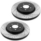 Dodge Charger Chrysler 300 Front DRILLED  Brake Rotors