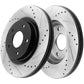 Ford F-150 4X4 4WD Front Drilled Slot Brake Rotors