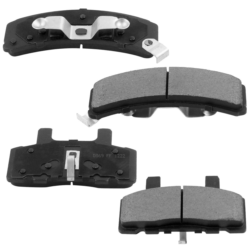 Chevy Silverado 1500 96-02 Yukon GMC 95-99 Front Brake Rotors plus Brake Pads