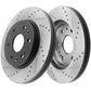 Chevy GMC Silverado Sierra 1500 Tahoe Front DRILLED Brake Rotors