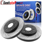 Chevy GMC Silverado Sierra 1500 Tahoe Front DRILLED Brake Rotors