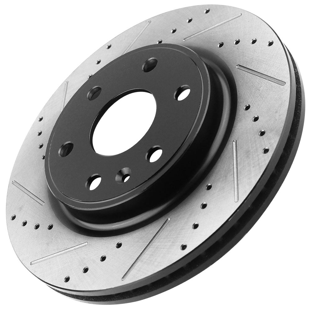 Buick Enclave Chevy Traverse GMC Acadia Outlook Front Drilled Brake Rotors
