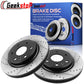 Buick Enclave Chevy Traverse GMC Acadia Outlook Front Drilled Brake Rotors
