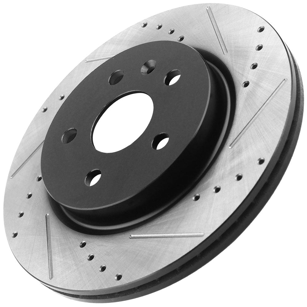 Town Country Caravan 2001 2007 Front Brake Rotors plus Ceramic Pads