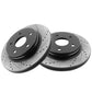 Dodge Durango Ram 1500 Durango Aspen Front Drilled Slotted Brake Rotors