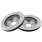 Dodge Durango Ram 1500 Durango Aspen Front Drilled Slotted Brake Rotors