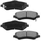 Jeep Wrangler JK CA E5 302mm Front Slotted Brake Rotors Ceramic Brake Pads