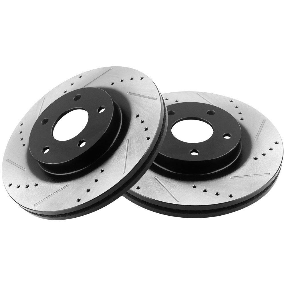 Honda Pilot Acura MDX Rear DRILLED Brake Rotors