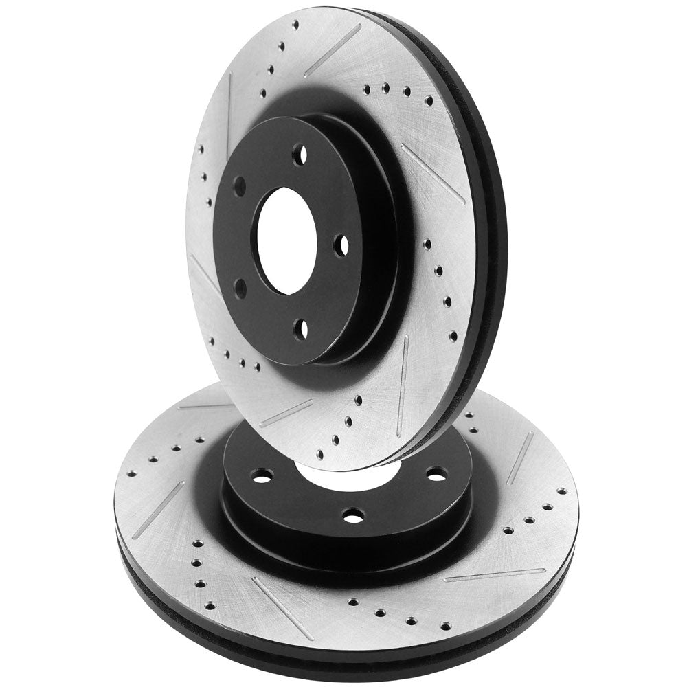 Honda Pilot Acura MDX Rear DRILLED Brake Rotors
