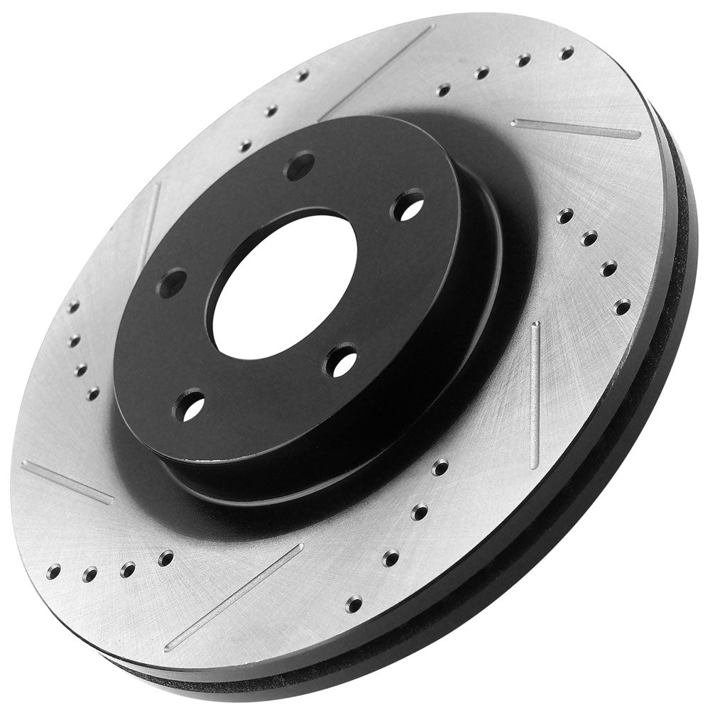 Honda Pilot Acura MDX Rear DRILLED Brake Rotors